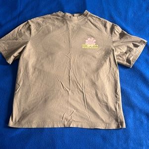 H&M - Relaxed Fit T-shirt - Men’s - Size Medium - Light Brown